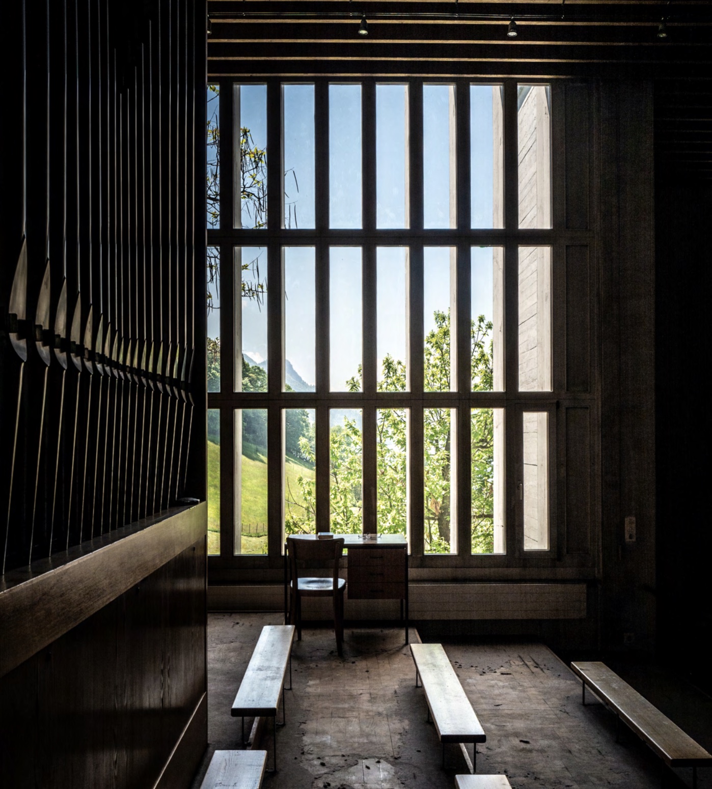 Chapel with tall window